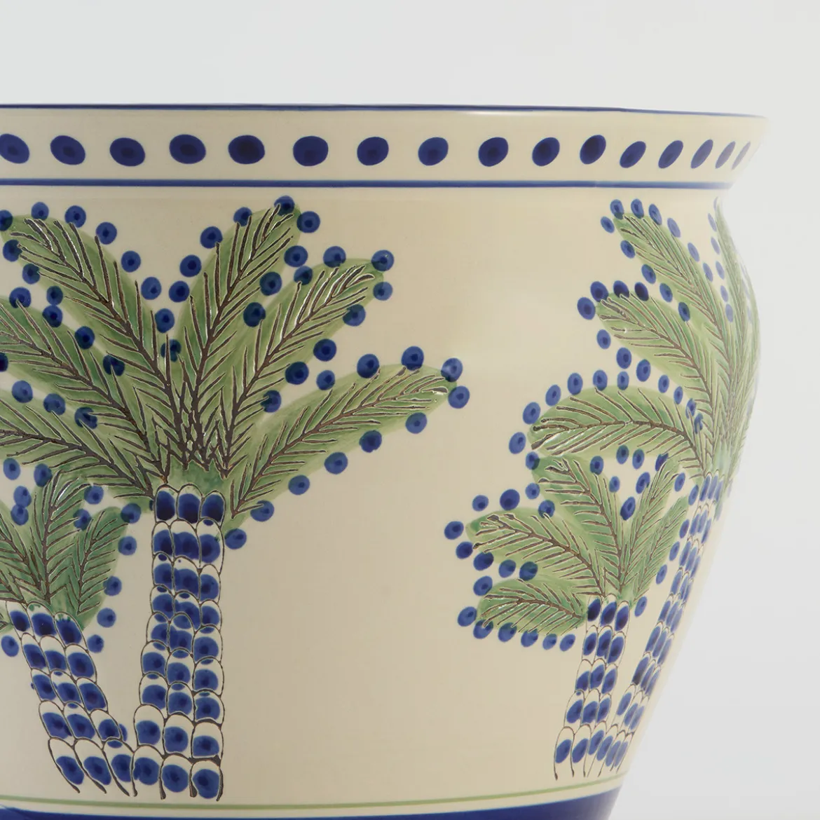 Eden Palm Decorative Pot