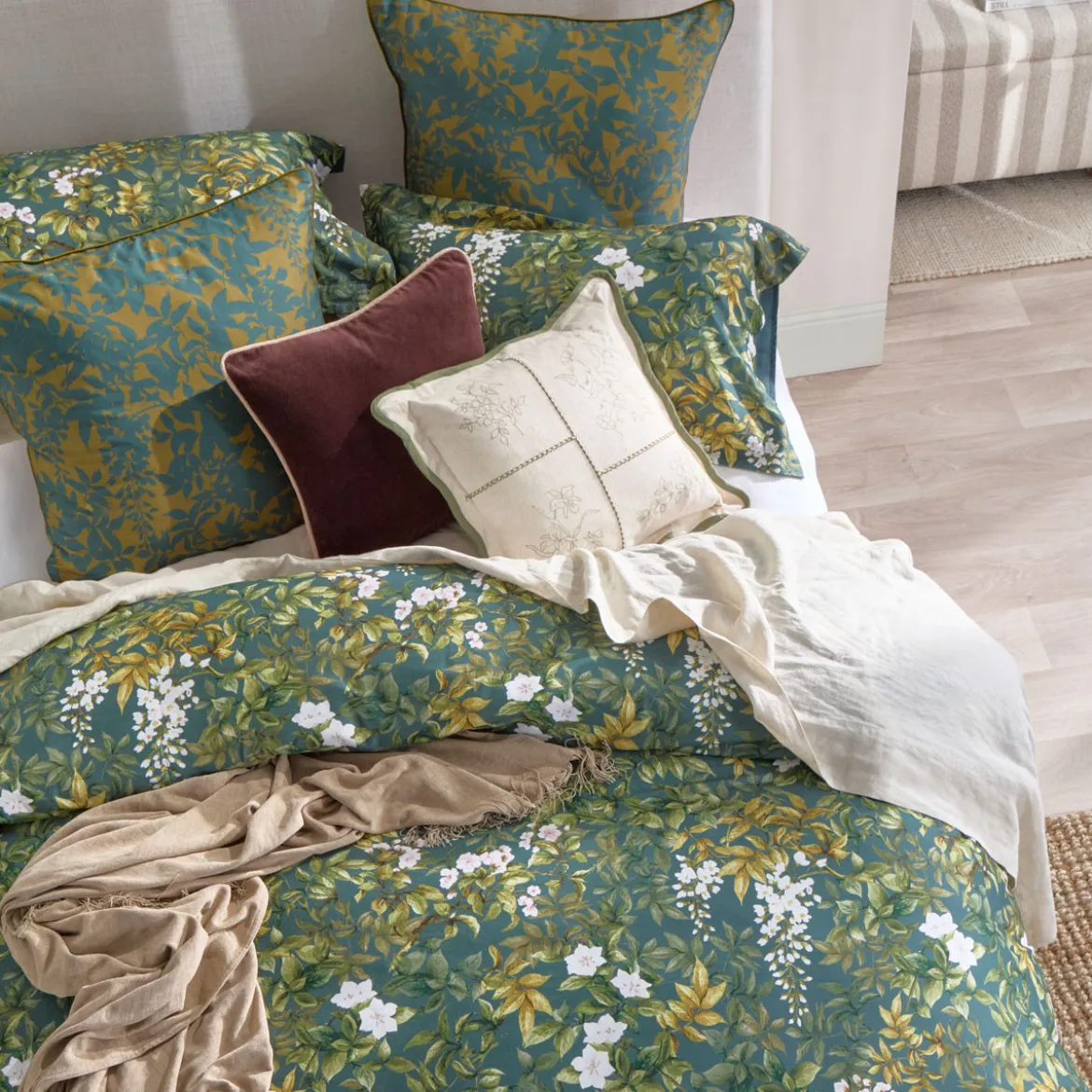 Eleanor Floral Quilt Cover Set