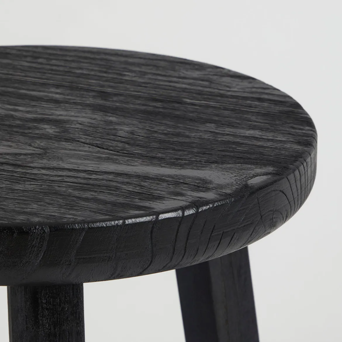 Elec Elm Wood Stool