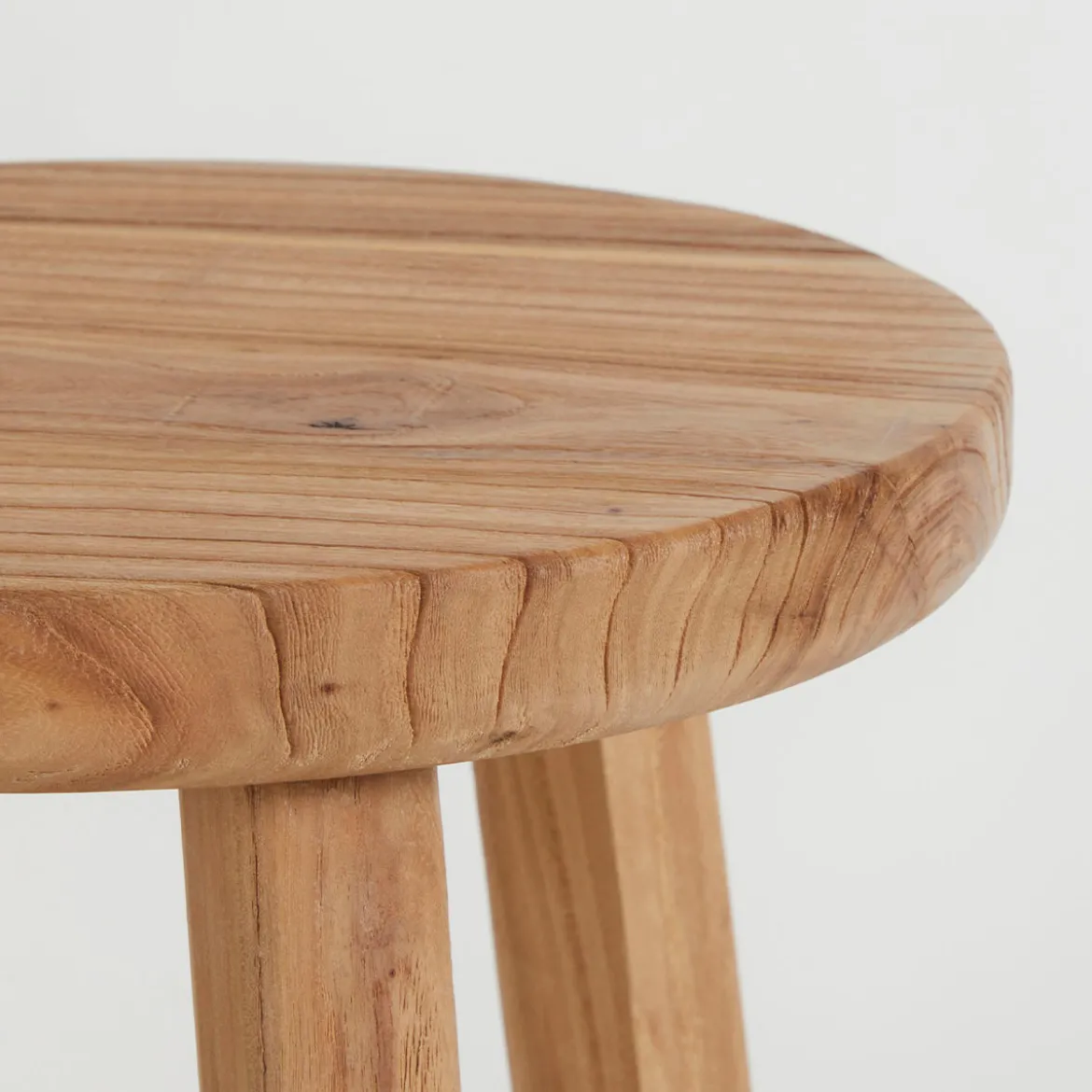 Elec Elm Wood Stool
