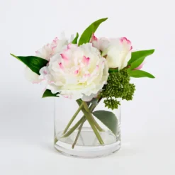 Ella Artificial Wild Peony Bouquet in Vase