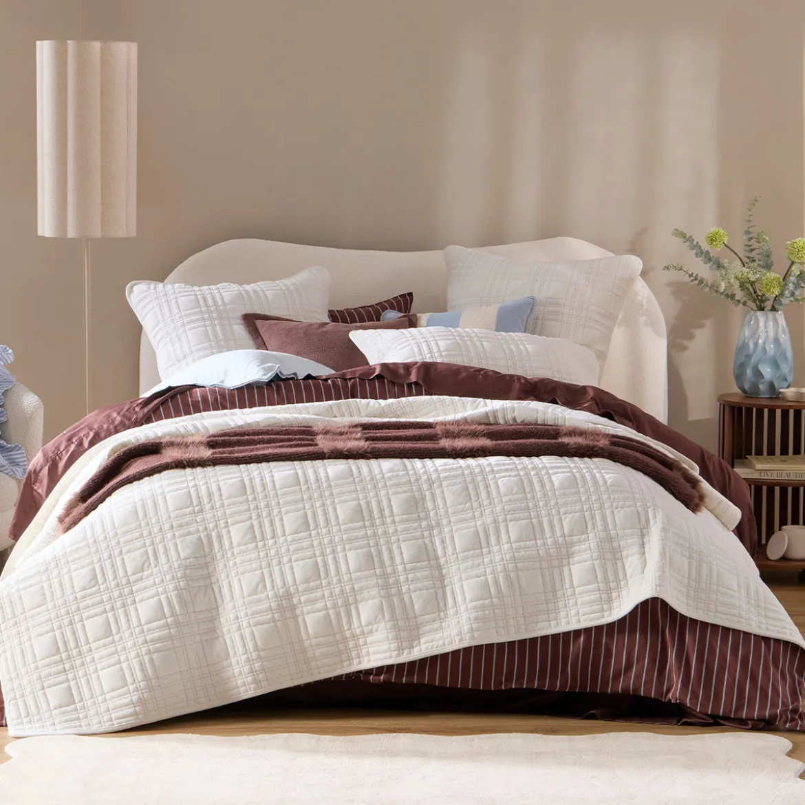 Elvira Velvet Coverlet Set
