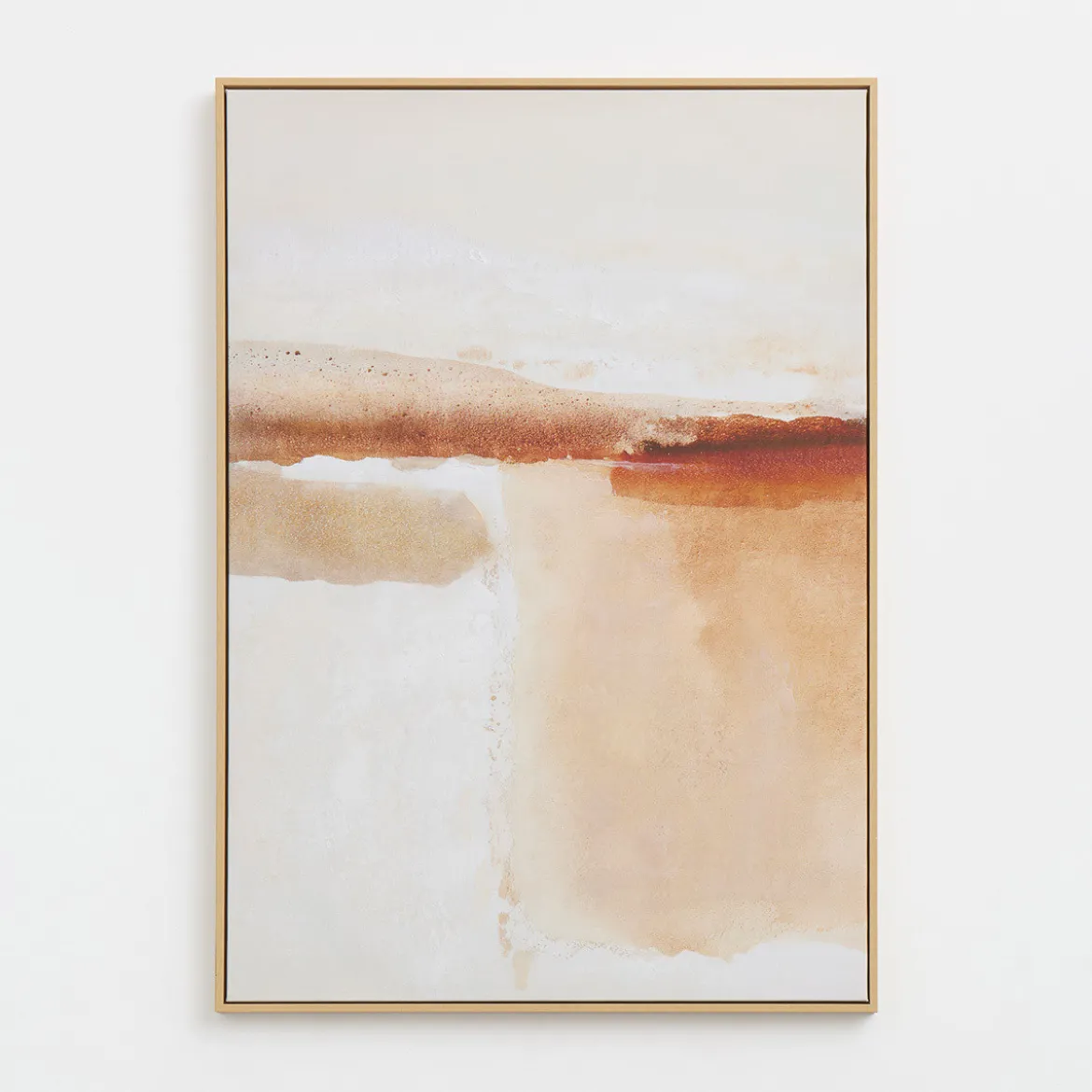 Ember Drift Framed Canvas Wall Art