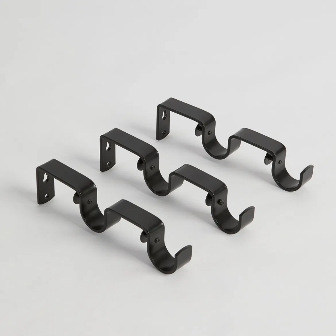 Emmett Double Rod Bracket 3 Pack
