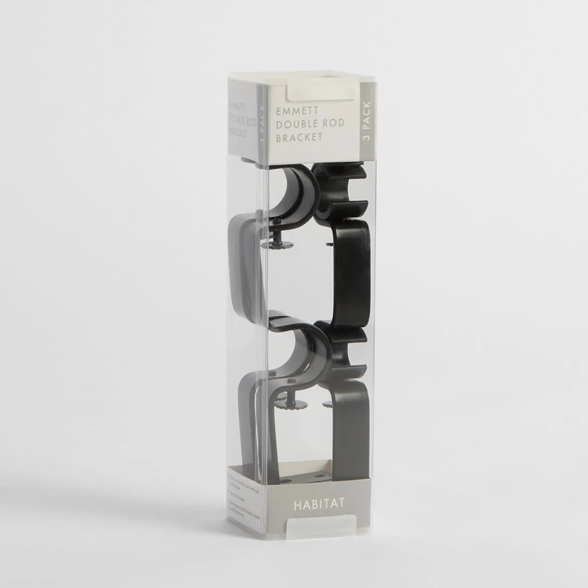 Emmett Double Rod Bracket 3 Pack