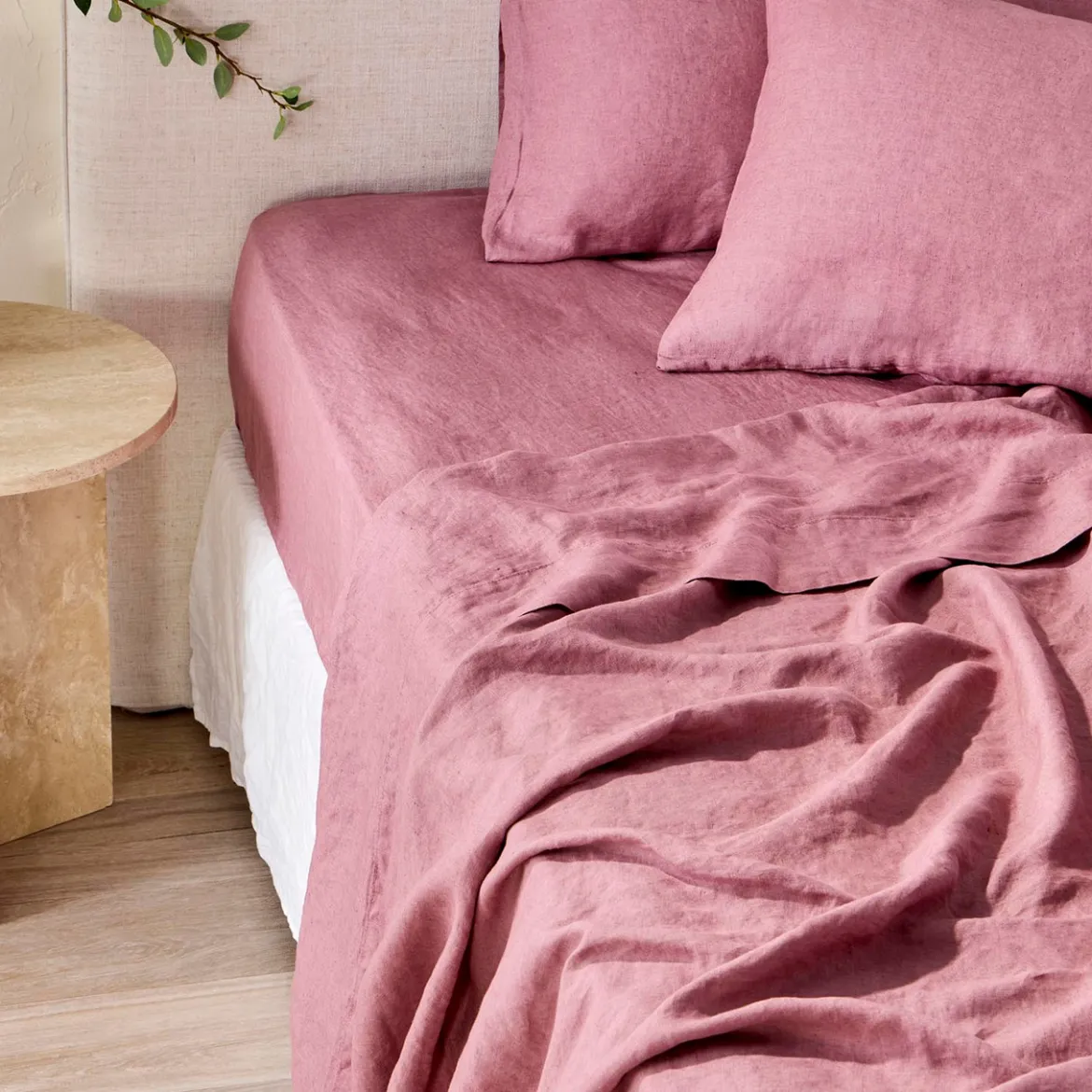 European Linen Fitted Sheet