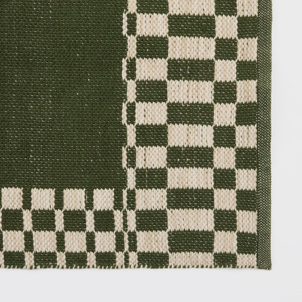 Finn Check Reversible Floor Rug