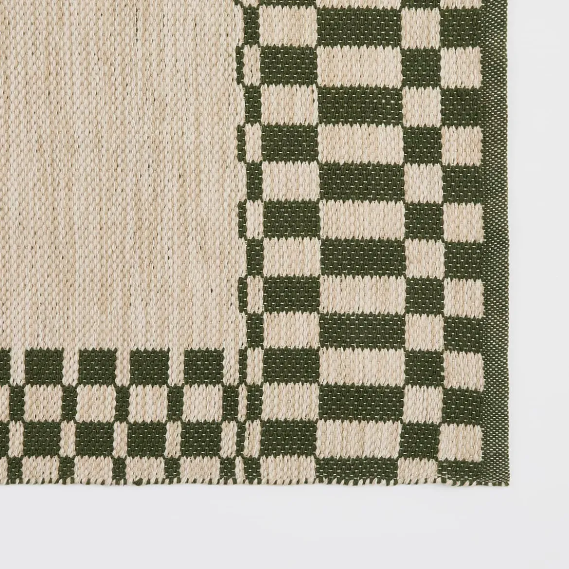 Finn Check Reversible Floor Rug
