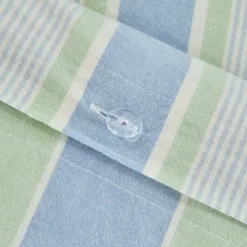 Finn Reversible Stripe Quilt Cover Set