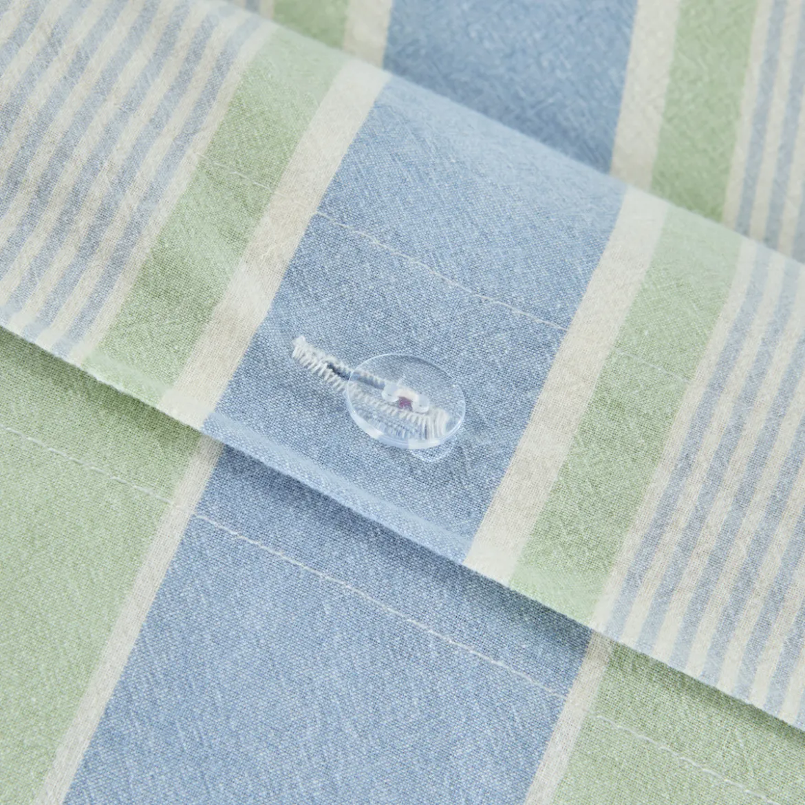 Finn Reversible Stripe Quilt Cover Set