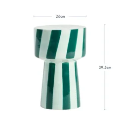 Flinn Stripe Side Table