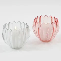 Flora Glass Candle Holder