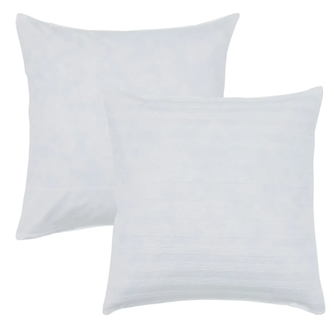 Gia White European Pillowcase