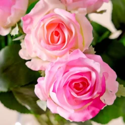 Gracie Mixed Pink Artificial Flower Bouquet