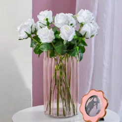 Gracie White Artificial Flower Bouquet