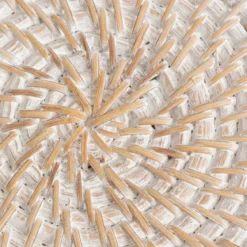 Grove Whitewash Coaster with Holder Set of 6