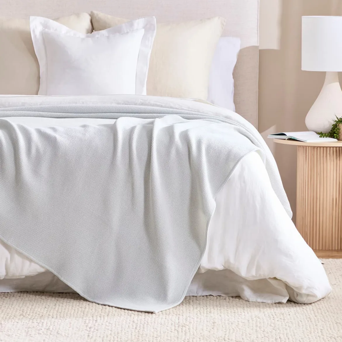 Haven 300gsm Cotton Waffle Blanket