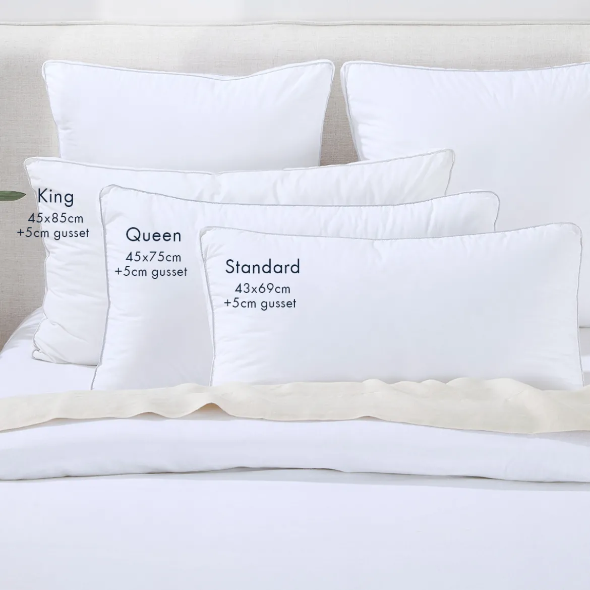 Hotel & Home Superior Microfibre Queen Size Pillow