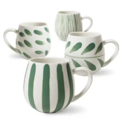 Hug Me Mug Olive Brush Set of 4