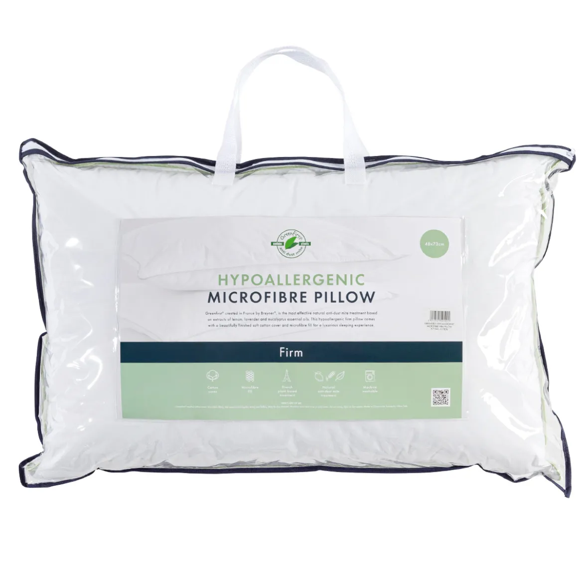 Hypoallergenic Microfibre Firm Pillow