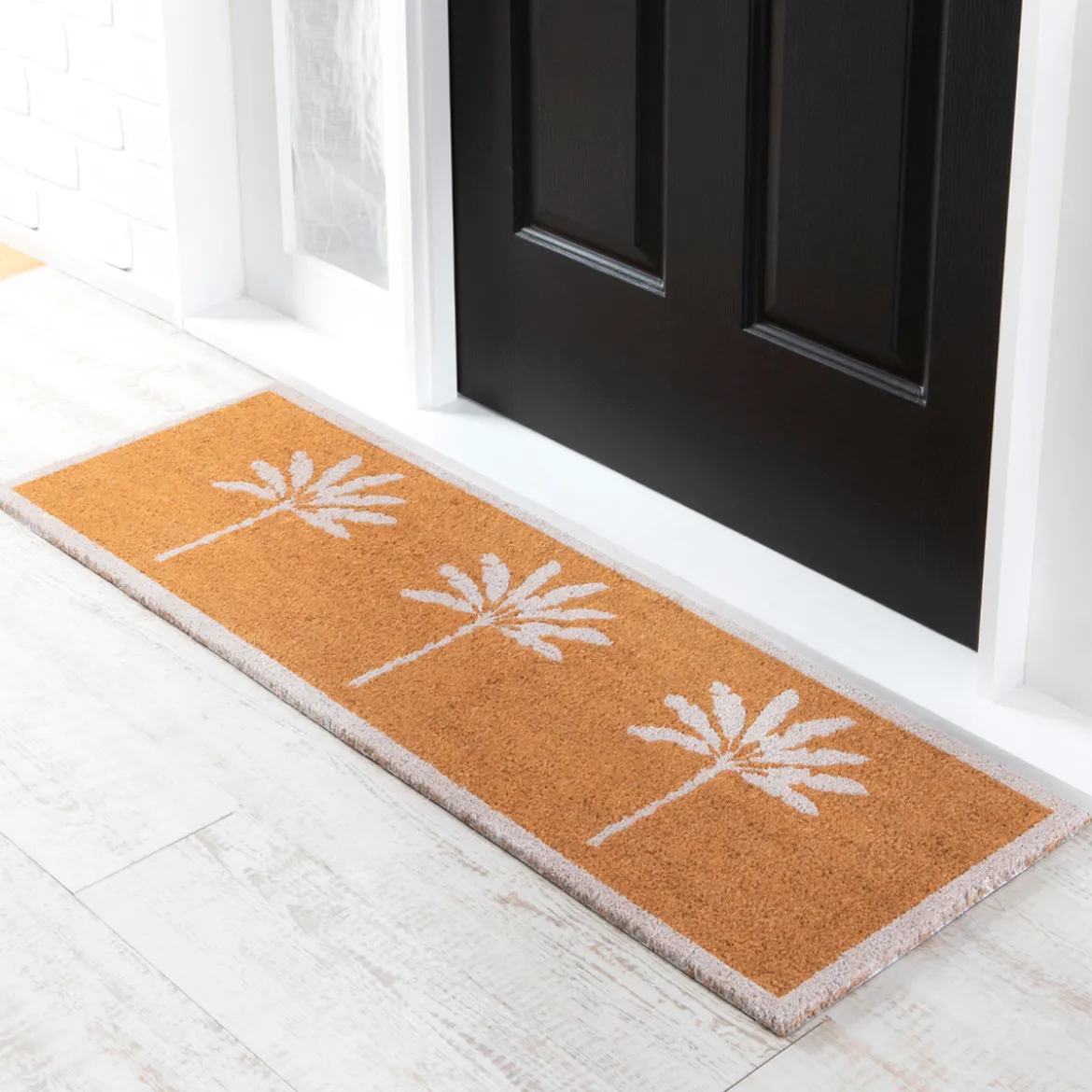 Island Escape Large White/Natural Doormat