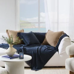 Isola Extra Large Fringed Chenille Throw
