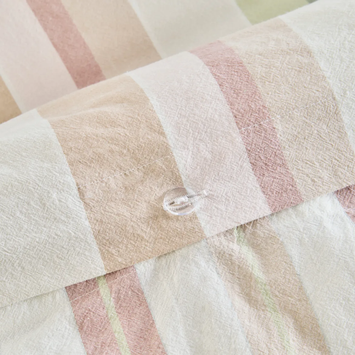 Junie Reversible Stripe Quilt Cover Set