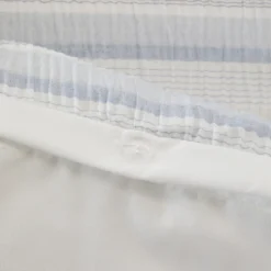 Juniper Stripe Blue Quilt Cover Set