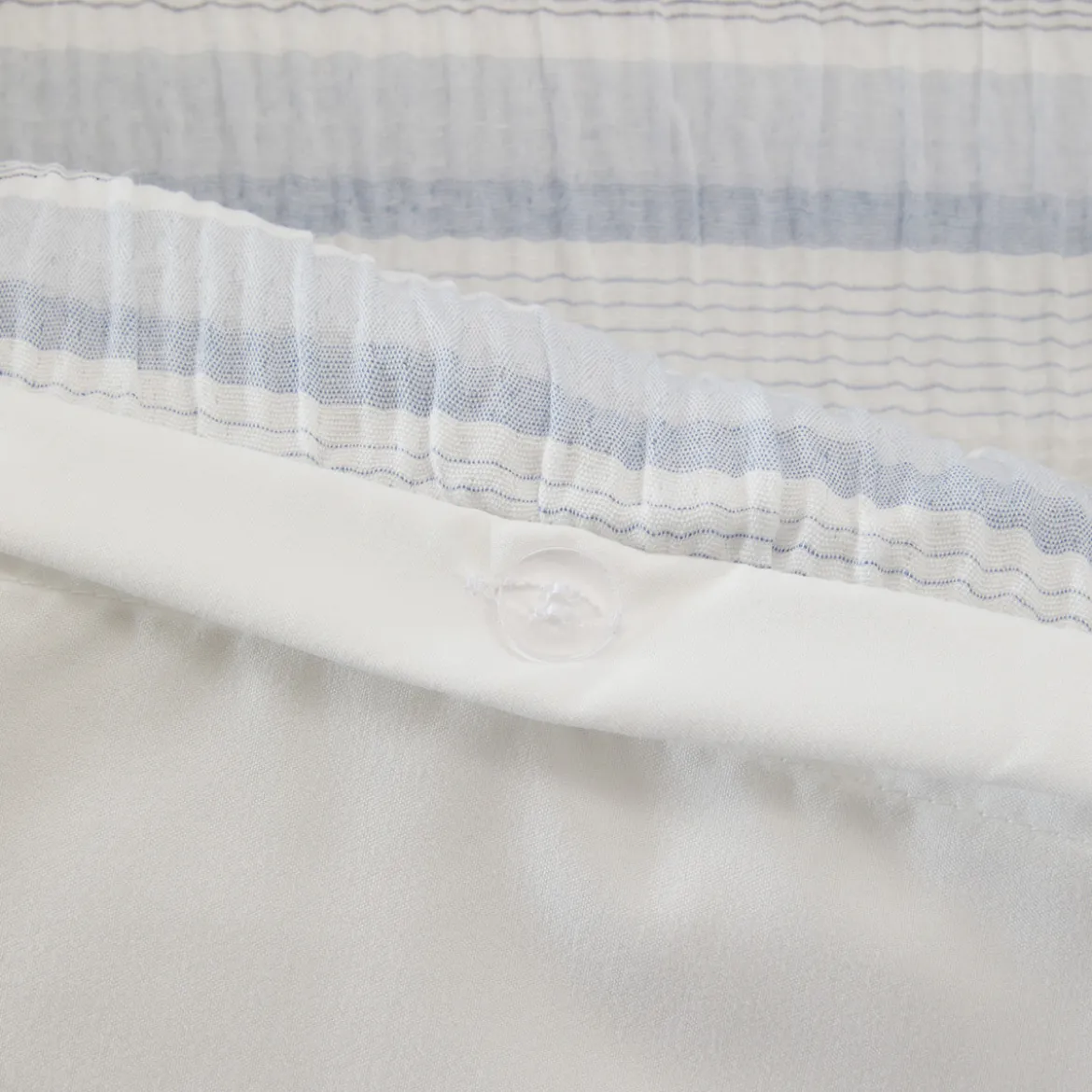 Juniper Stripe Blue Quilt Cover Set