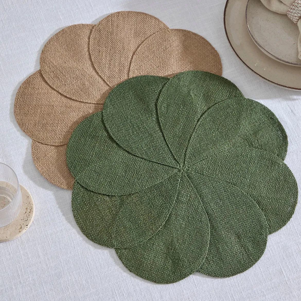 Jute Flower Placemat
