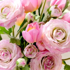 Kelly Light Pink Artificial Flower Bouquet