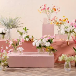 Kelly Light Pink Artificial Flower Bouquet