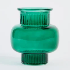Kendall Dark Green Glass Vase