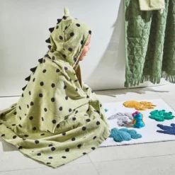 Kids Dinosaur Hooded Towel