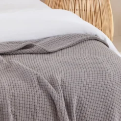 Knit Weave 360gsm Cotton Blanket