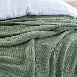 Knit Weave 360gsm Cotton Blanket