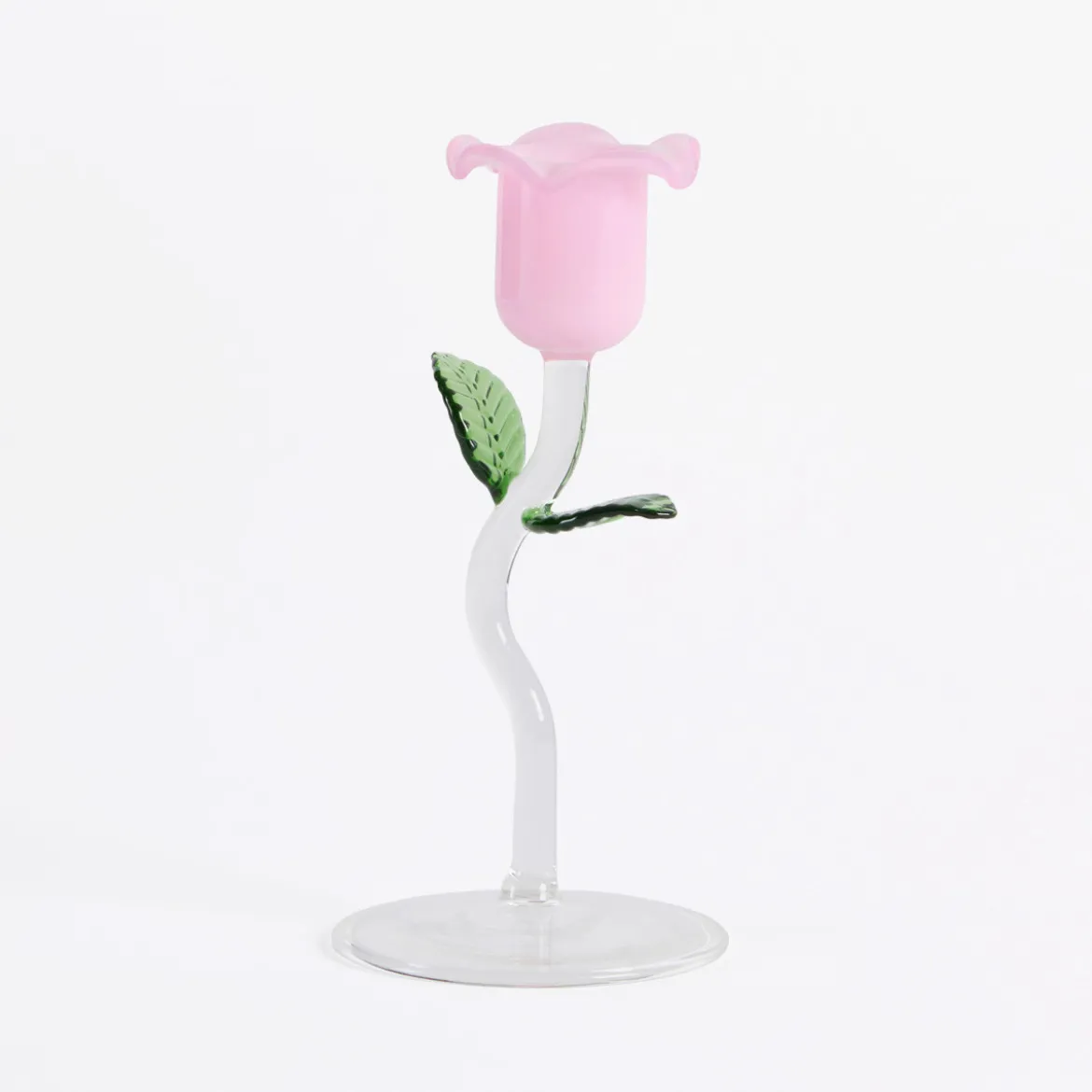 Laurel Flower Candle Holder 2pc