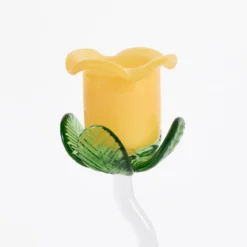 Laurel Flower Candle Holder 2pc