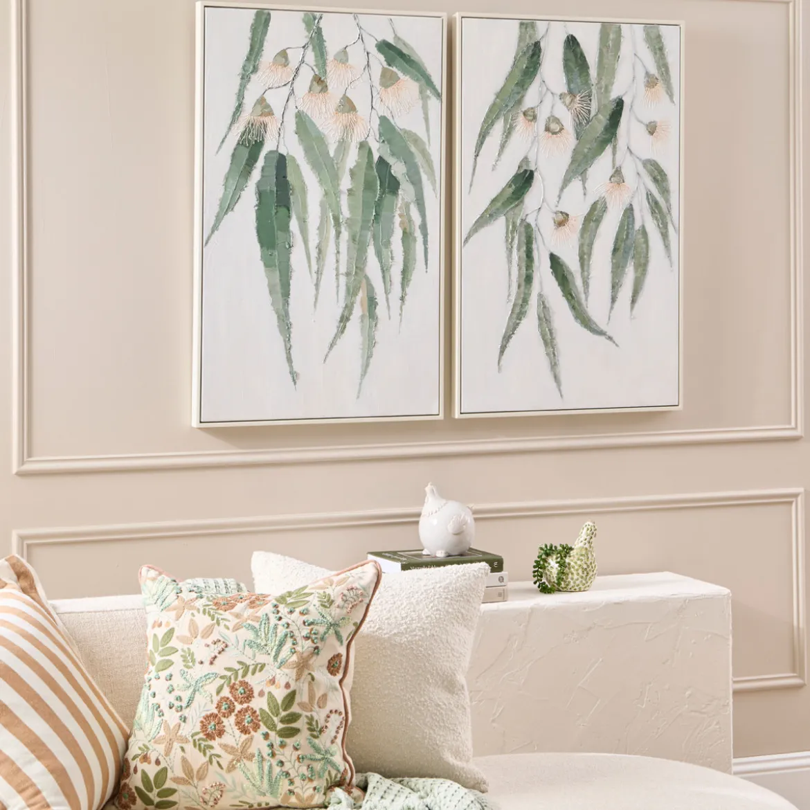 Leaf Serenity Framed Canvas Wall Art