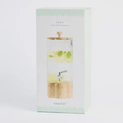 Leah Glass Drink Dispenser