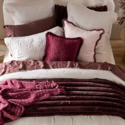 Leni Stone Washed Cotton Coverlet Set