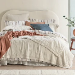 Leni Stone Washed Cotton Coverlet Set