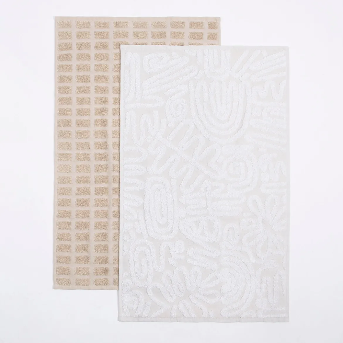 Lennox Natural Tea Towel Set of 2