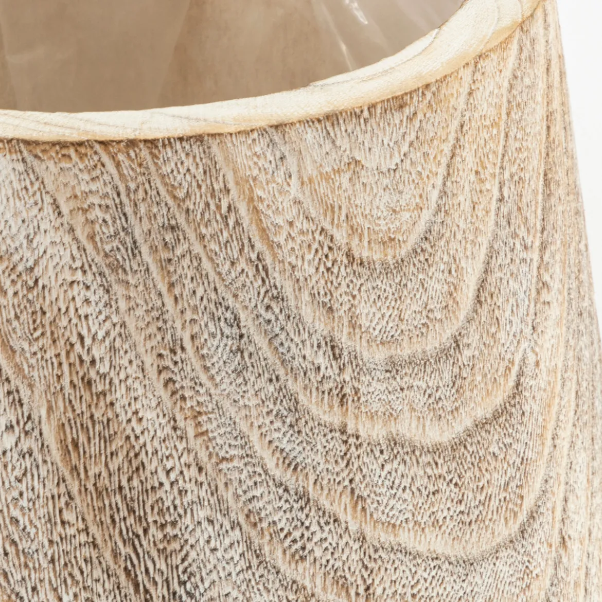 Levi Wooden Decorative Pot