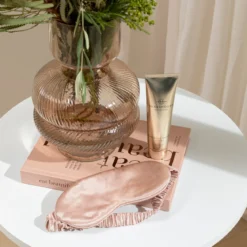 Light Pink Mulberry Silk Eye Mask
