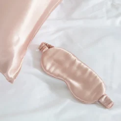 Light Pink Mulberry Silk Eye Mask