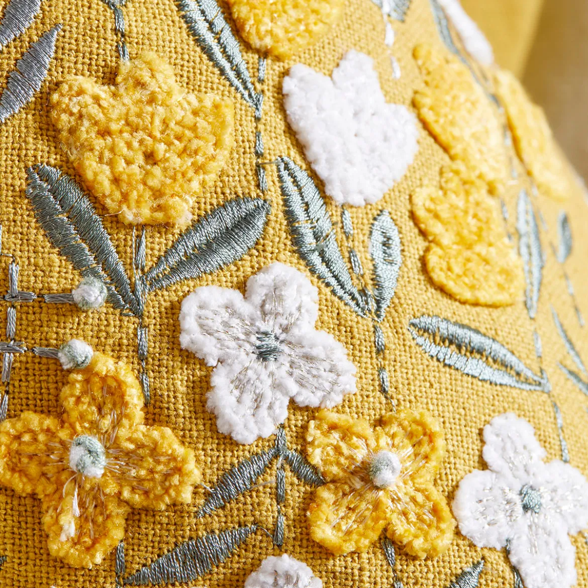 Lily Mustard Fields Cushion