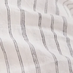 Linen Cotton Stripe Fitted Sheet