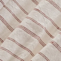 Linen Cotton Stripe Fitted Sheet
