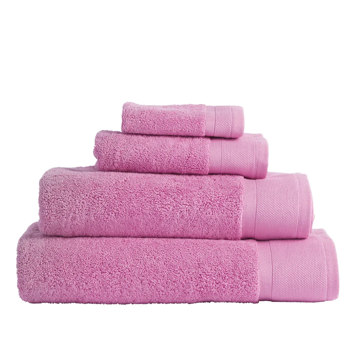 Lotus Begonia Pink Cotton Towel Range